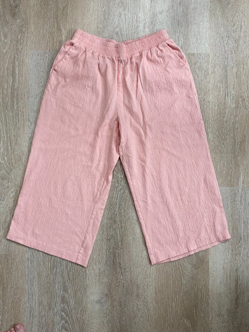 Lands End Cropped Pant | Women's Medium 10-12 | Coral
